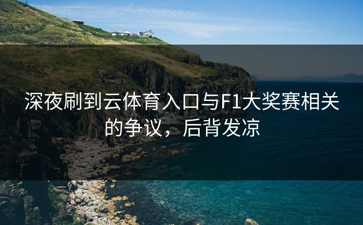 深夜刷到云体育入口与F1大奖赛相关的争议，后背发凉
